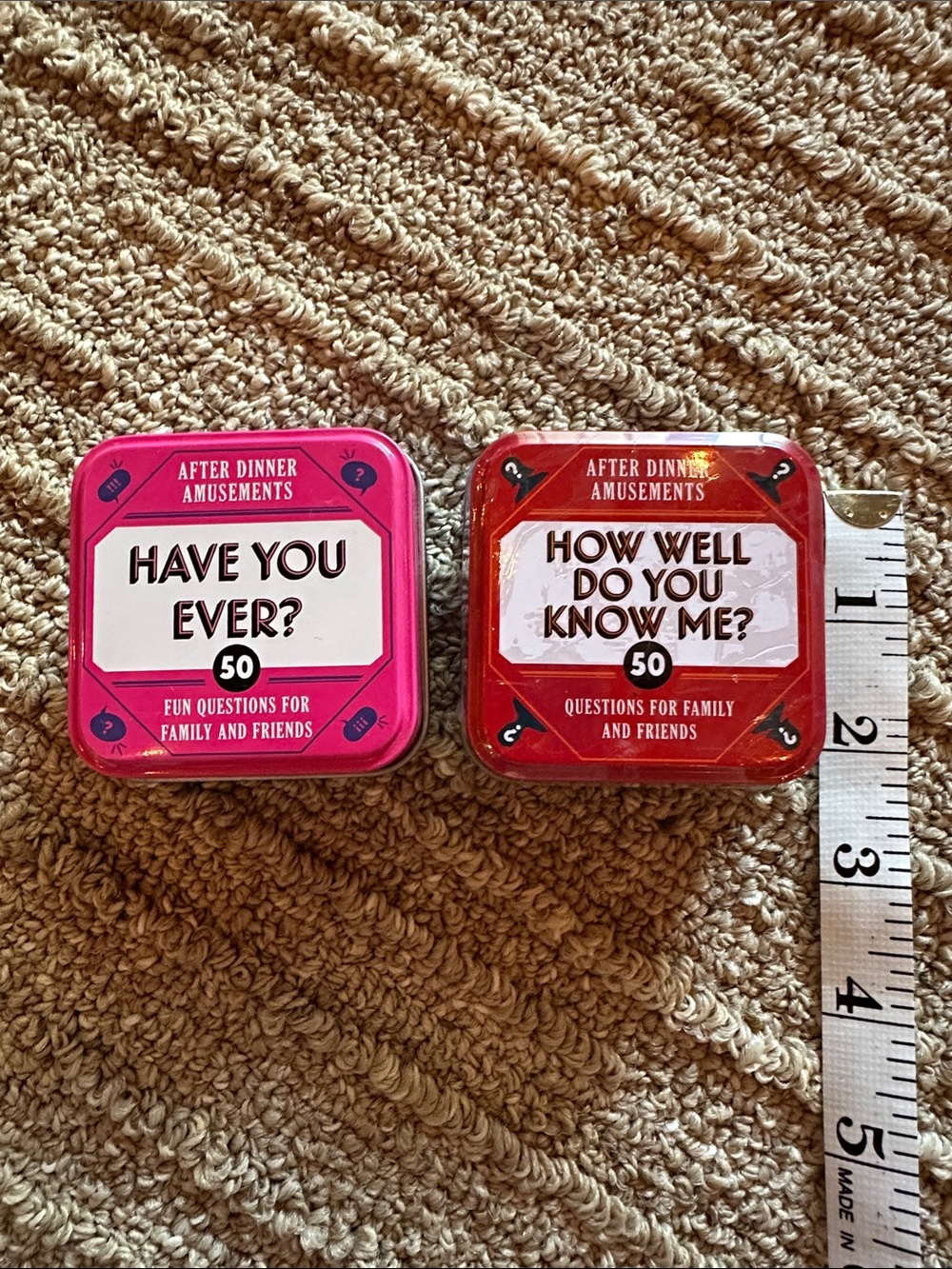 2 Chronicle Books Question Games in Tins